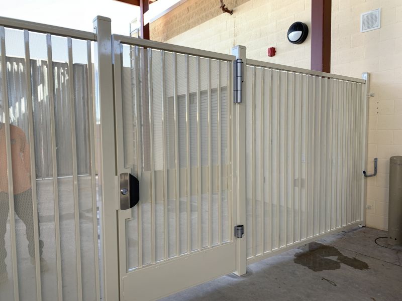 Robust wrought iron fence for maximum security