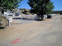 5' chain link, 18' rolling gate