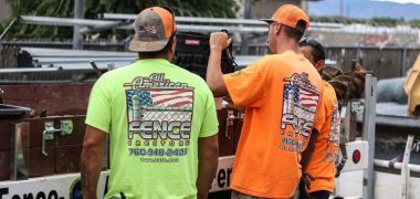 all american fence erectors workers