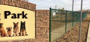 Commercial dog park fence