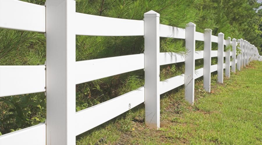 Vinyl RanchStyle Fencing All American Fence Erectors