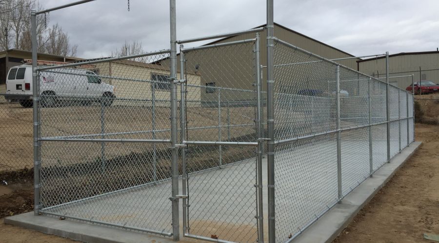 8&#039; tall chain link batting cage fence