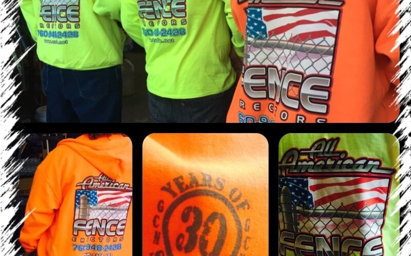 All American Fence Hoodies