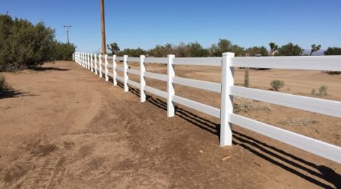 Ranch Rail Vinyl Fence High Desert