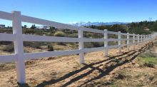 Ranch Rail Vinyl Fencing High Desert