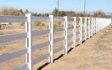 Vinyl Fence Ranch Style 4 Rail